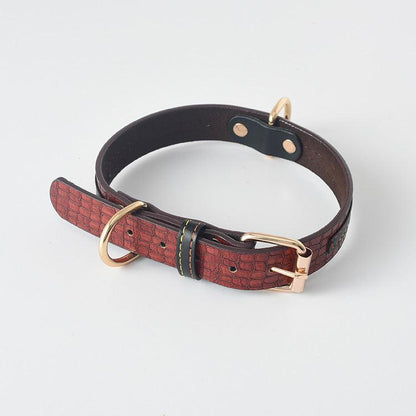 Ultimate Pet Walking Set: Stylish Pu Leash And Collar Combo