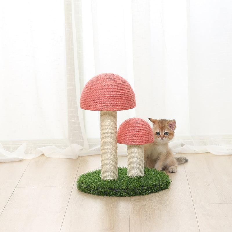 Durable Sisal Mushroom Cat Scratcher
