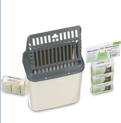 Easy Litter Scoop for Cats – Built-In Waste Bin, Durable & Hygienic Cleaning Tool from The PetRiot