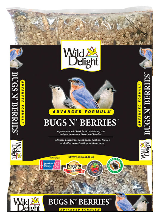 Wild Delight Bugs N Berries Assorted Species Wild Bird Food