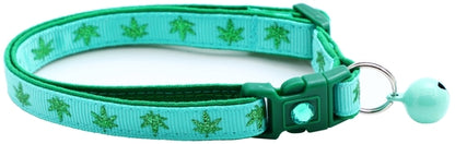 Marijuana Leaves - Breakaway Cat Collar
