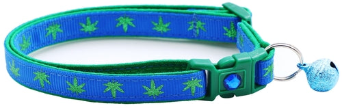 Marijuana Leaves - Breakaway Cat Collar