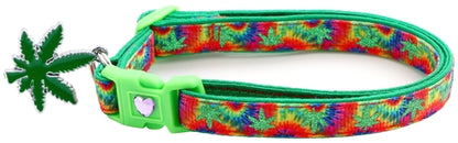 Marijuana Leaves - Breakaway Cat Collar