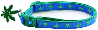 Marijuana Leaves - Breakaway Cat Collar
