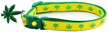 Marijuana Leaves - Breakaway Cat Collar