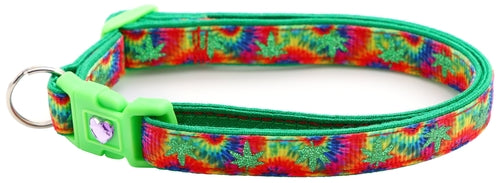 Marijuana Leaves - Breakaway Cat Collar