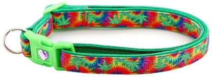 Marijuana Leaves - Breakaway Cat Collar