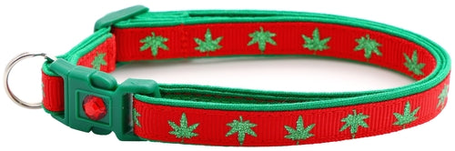 Marijuana Leaves - Breakaway Cat Collar