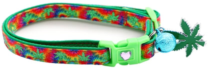 Marijuana Leaves - Breakaway Cat Collar