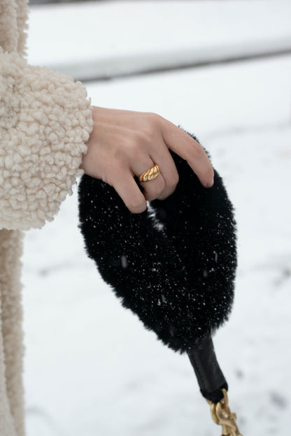 Bonne et Filou: Bundle Shearling Fur Grip + Rope Leash for Dogs
