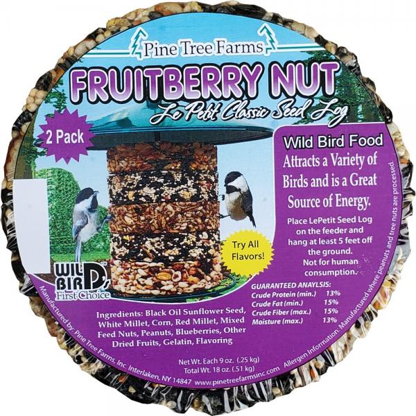 Pine Tree Farms Le Petit Fruit Berry Nut Classic Seed Log