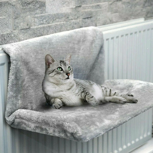 Cozy Portable Cat Hanging Hammock Bed for Radiator or Ledge | The PetRiot