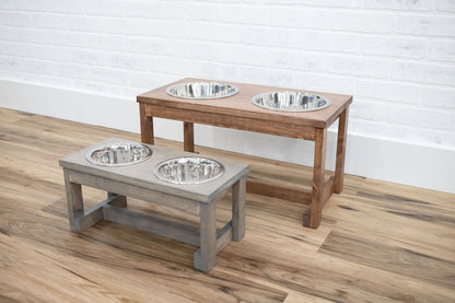 Handmade Dog Bowl Stand