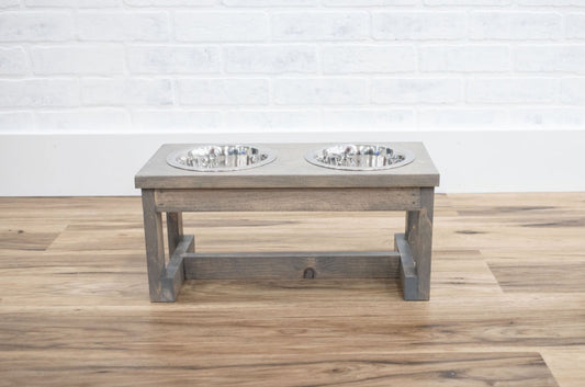 Handmade Dog Bowl Stand