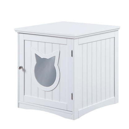 Cat House Side Table Litter Box Enclosure – Stylish Espresso Furniture from The PetRiot