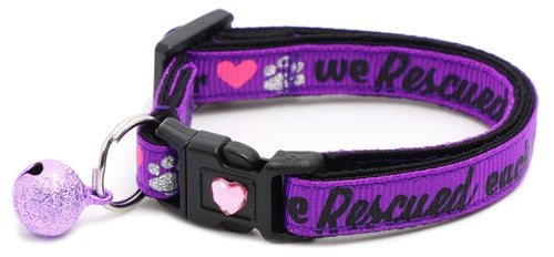 We Rescued Each Other - Breakaway Cat Collar