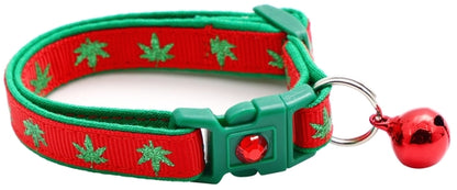 Marijuana Leaves - Breakaway Cat Collar