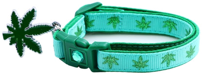 Marijuana Leaves - Breakaway Cat Collar