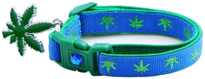 Marijuana Leaves - Breakaway Cat Collar