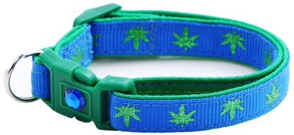 Marijuana Leaves - Breakaway Cat Collar