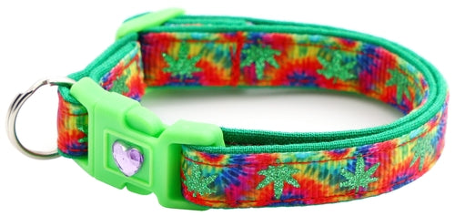 Marijuana Leaves - Breakaway Cat Collar