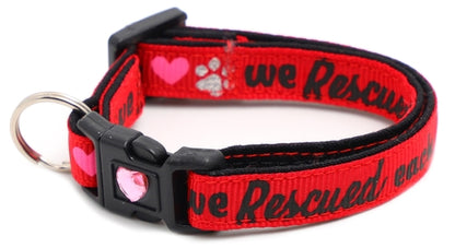 We Rescued Each Other - Breakaway Cat Collar