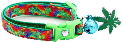Marijuana Leaves - Breakaway Cat Collar