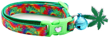 Marijuana Leaves - Breakaway Cat Collar