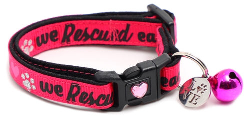 We Rescued Each Other - Breakaway Cat Collar