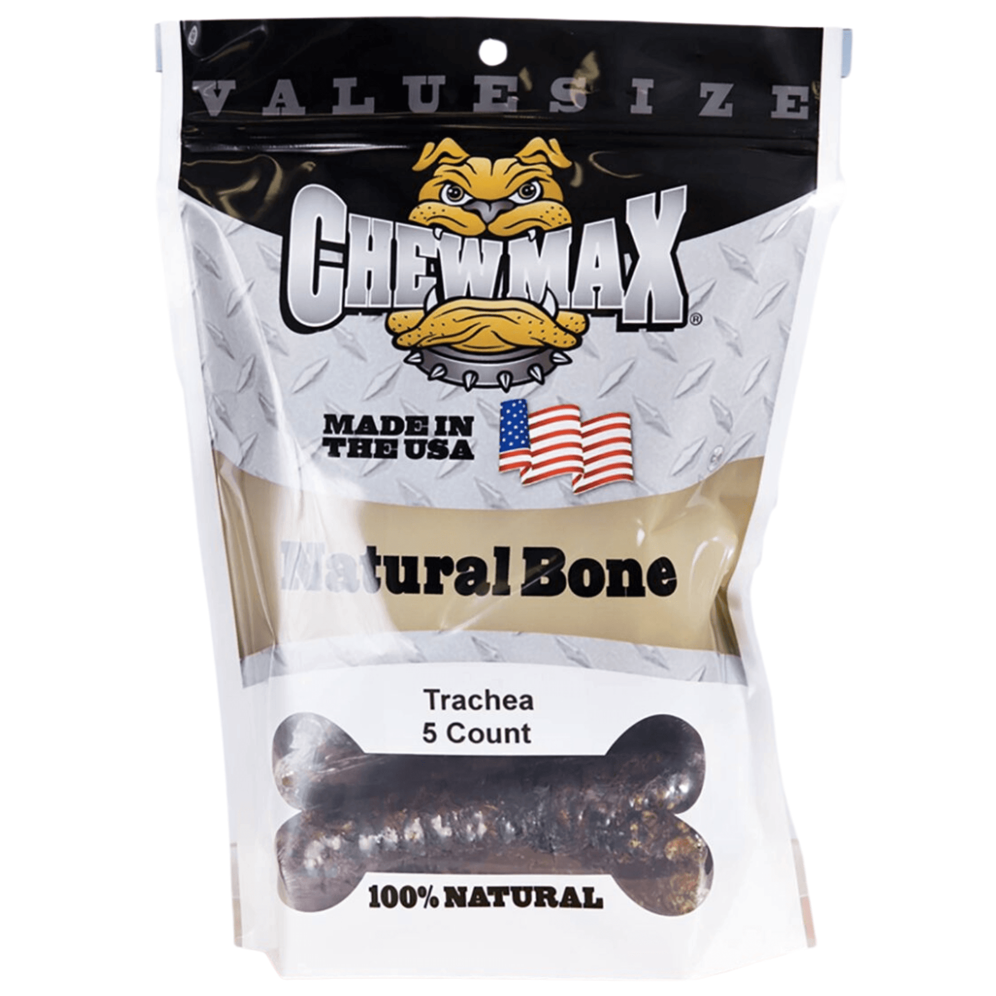 Premium 5" All-Natural Beef Trachea Dog Chews – Dental Health Treats (5 Pack)