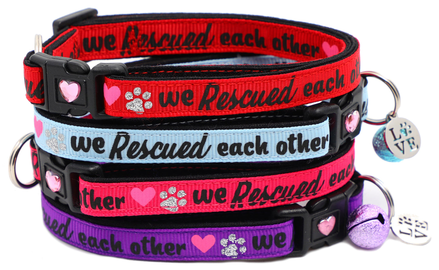 We Rescued Each Other - Breakaway Cat Collar