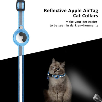 Reflective Airtag Case Collar for Pets