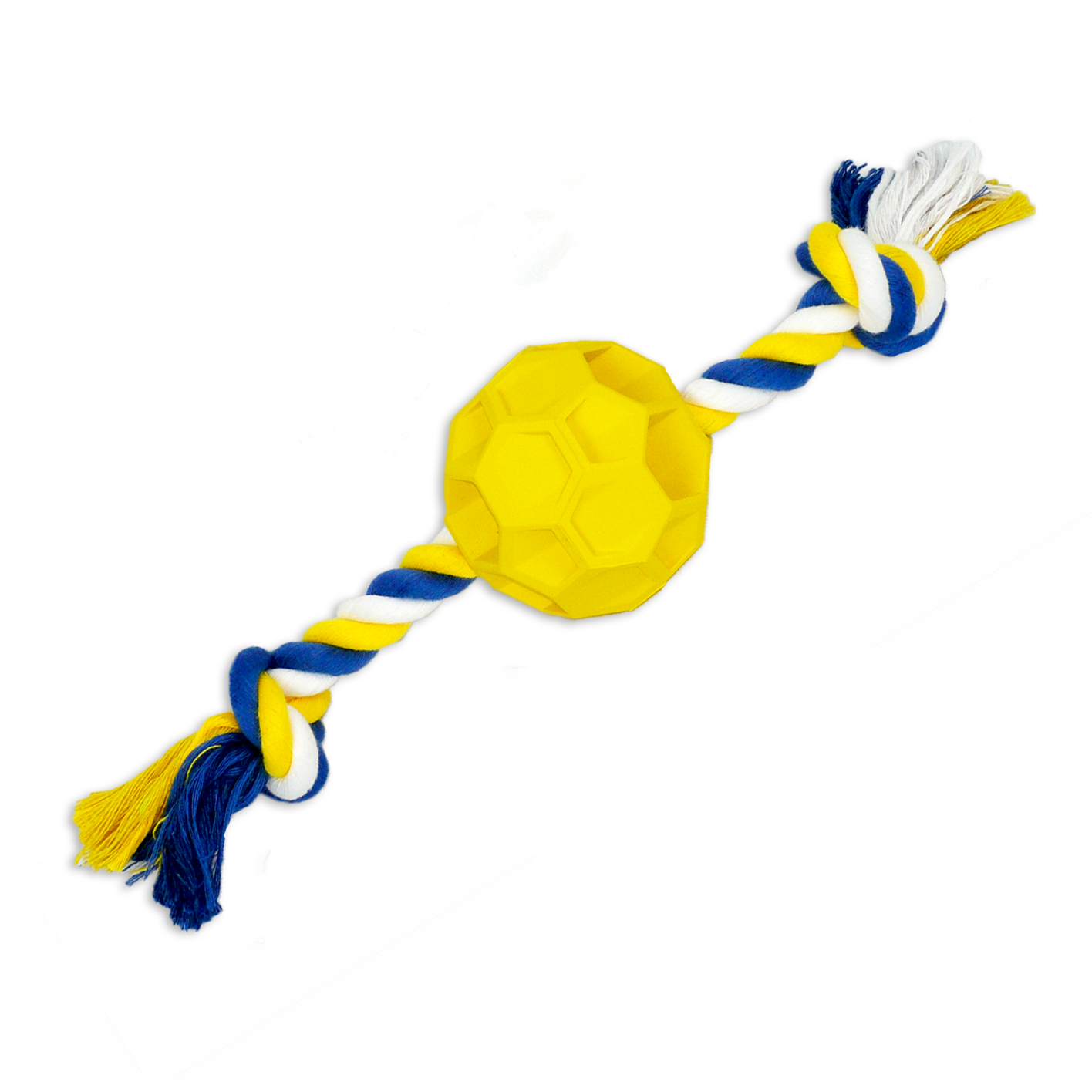 The Petriot Rubber Soccer Ball Chew Toy with Tug Rope for Dogs – Durable Interactive Play Toy 2