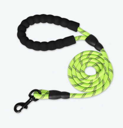 Reflective Nylon Dog Leash - Enhance Safety And Style On Walks