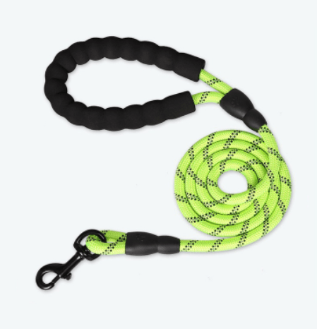 Reflective Nylon Dog Leash - Enhance Safety And Style On Walks