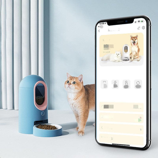 Intellifeed: Smart Stainless Steel Pet Feeder with App Control