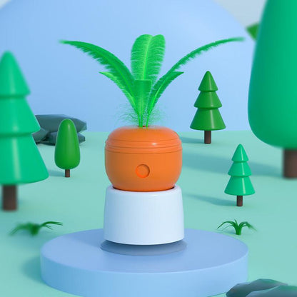 Interactive Carrot Food Leaking Cat Toy