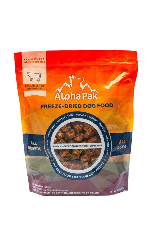 Alpha Pak Raw Freeze Dried Dog Food - Premium Grain-Free Nutrition