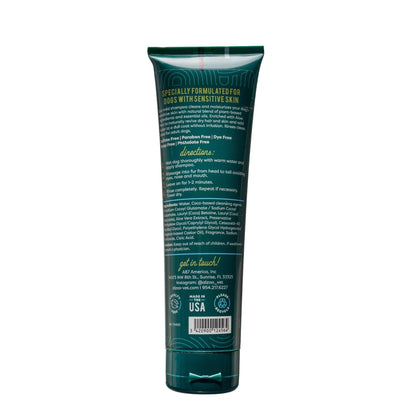 ALZOO Hypoallergenic Plant-Based Dog Shampoo with Rice Milk Fragrance