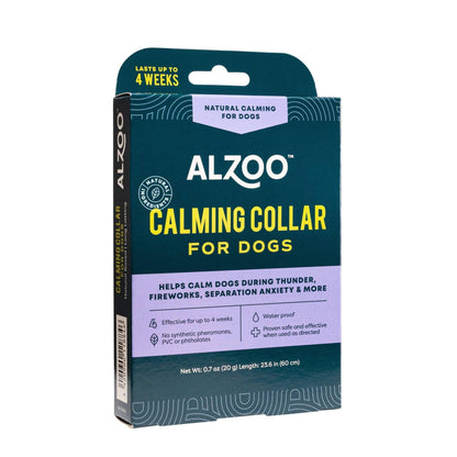 ALZOO Plant-Based Calming Collar for Dogs - Gentle Stress Relief