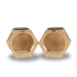 Armarkat Hexagon Cat Condos Wall Series - Set of Two