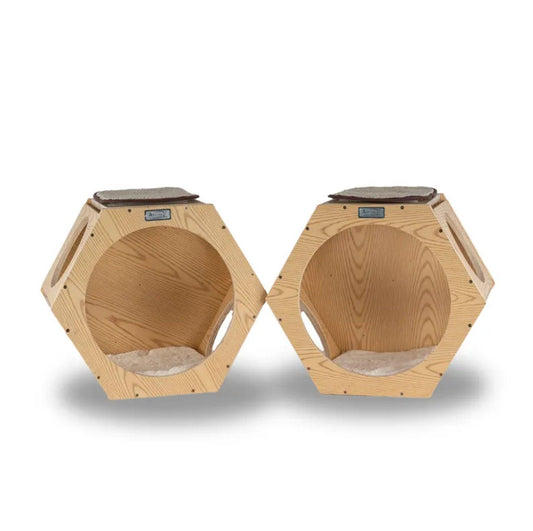 Armarkat Hexagon Cat Condos Wall Series - Set of Two