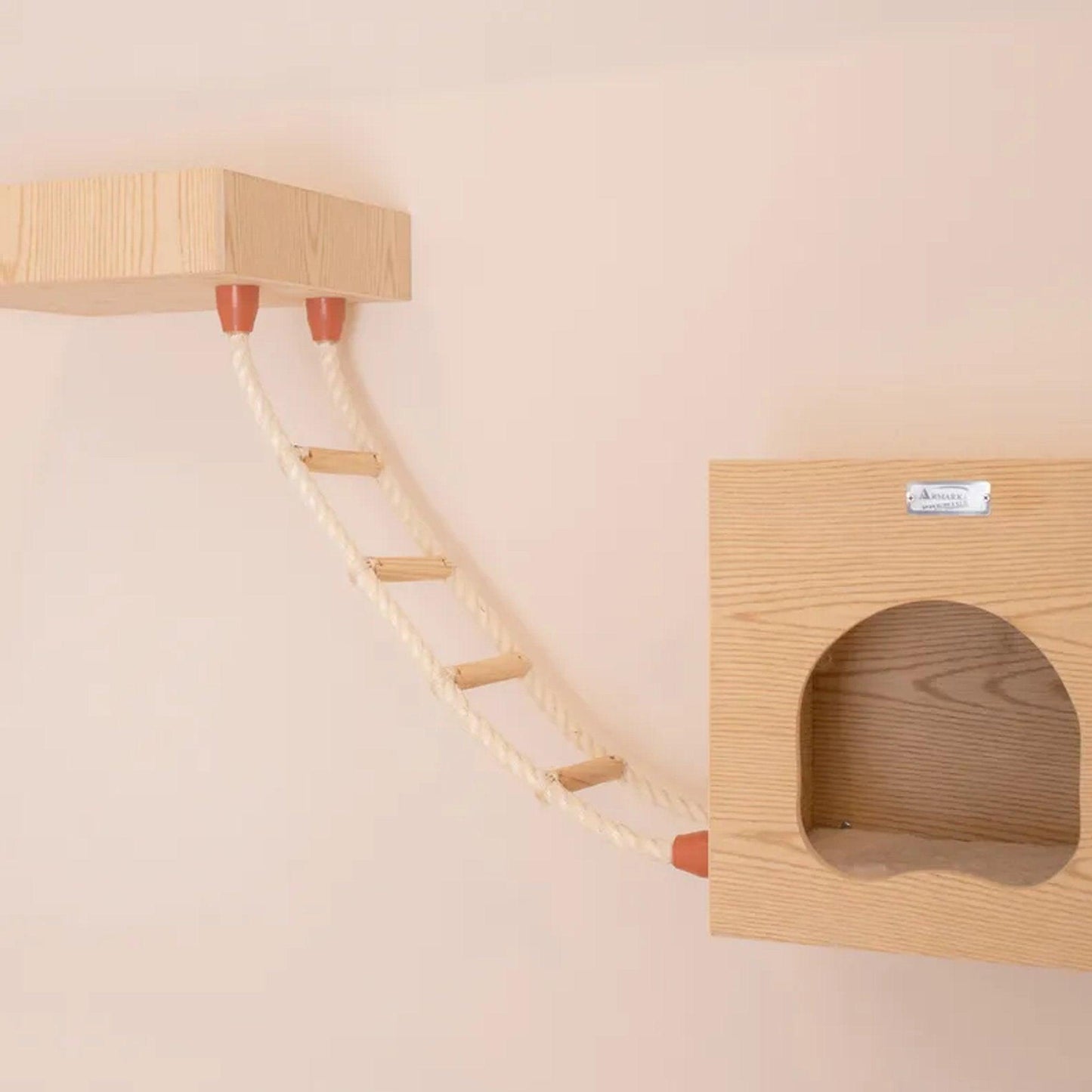 Armarkat Wall-Mounted Cat Climbing Ladder
