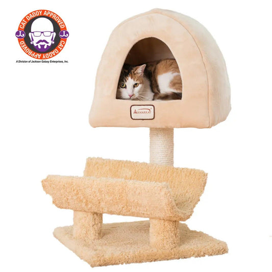 Armarkat X3007 Premium Cat Condo and Scratching Post