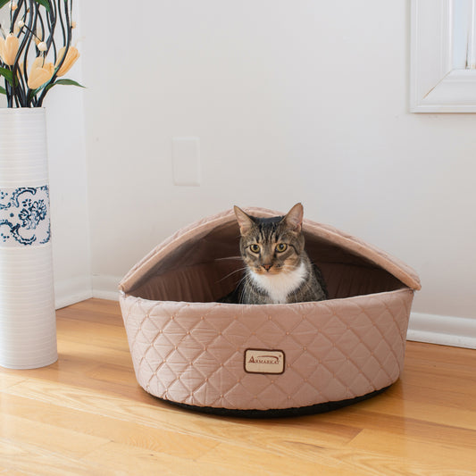 AeroMark Cat Bed, Small, Light Apricot