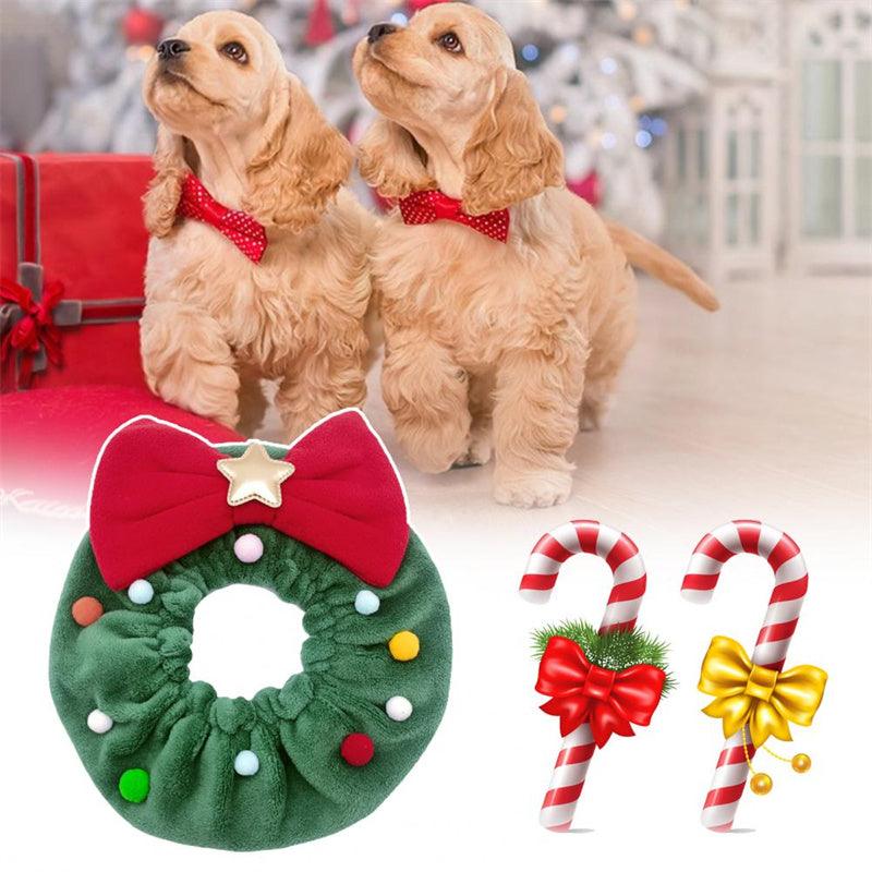 Festive Pet Bow-Knot Collar