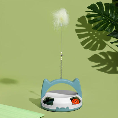 Ticklemeow Cat Teaser Stick - Chew-Resistant Toy
