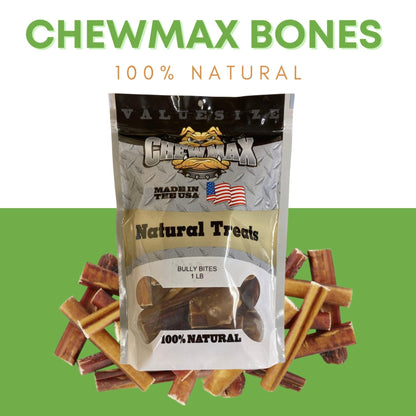 Bully Bites Natural Beef Bone Chews 1 LB