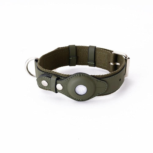 Pet Collar Tracker Cover - Stylish Leather Protection For Airtag