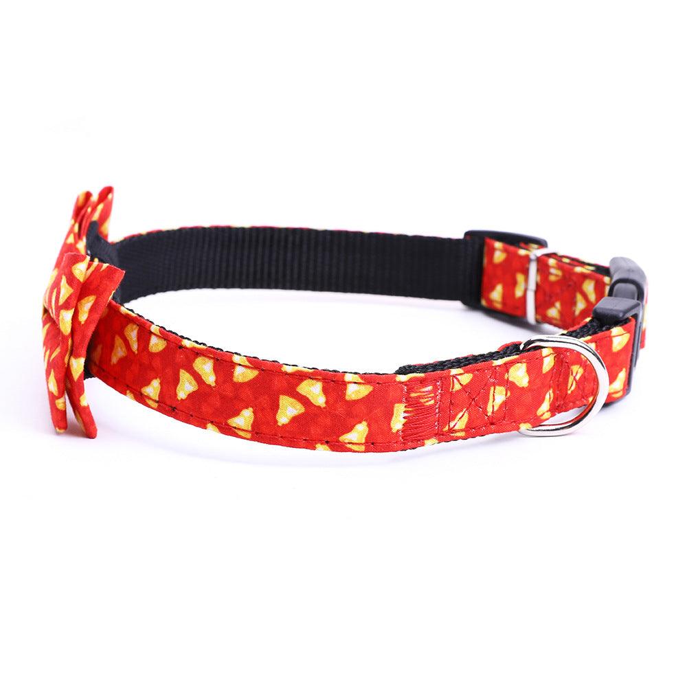 Festive Holiday Pet Bow Collar - Perfect For Christmas Celebrations!